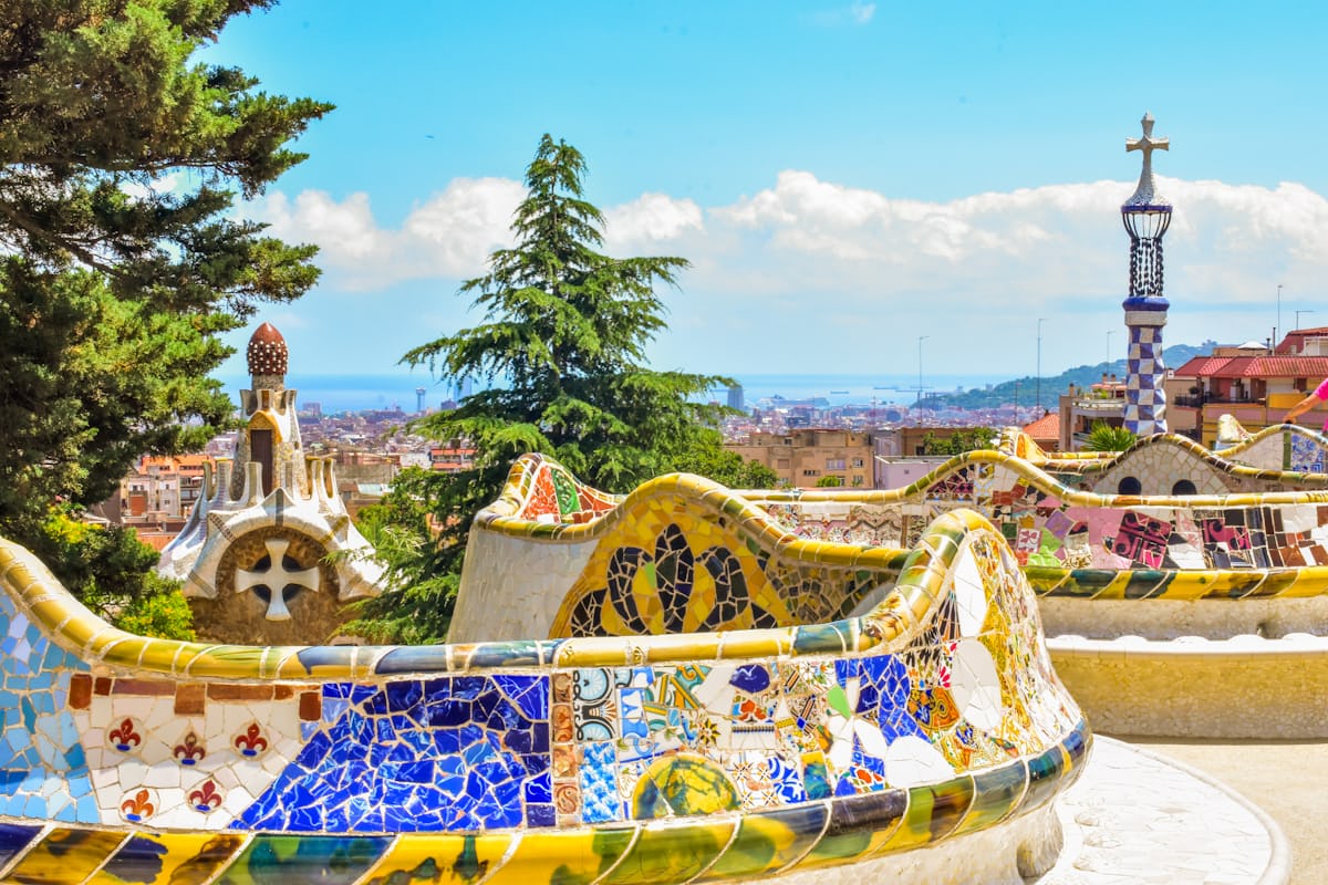 Terrasse de café à Barcelone