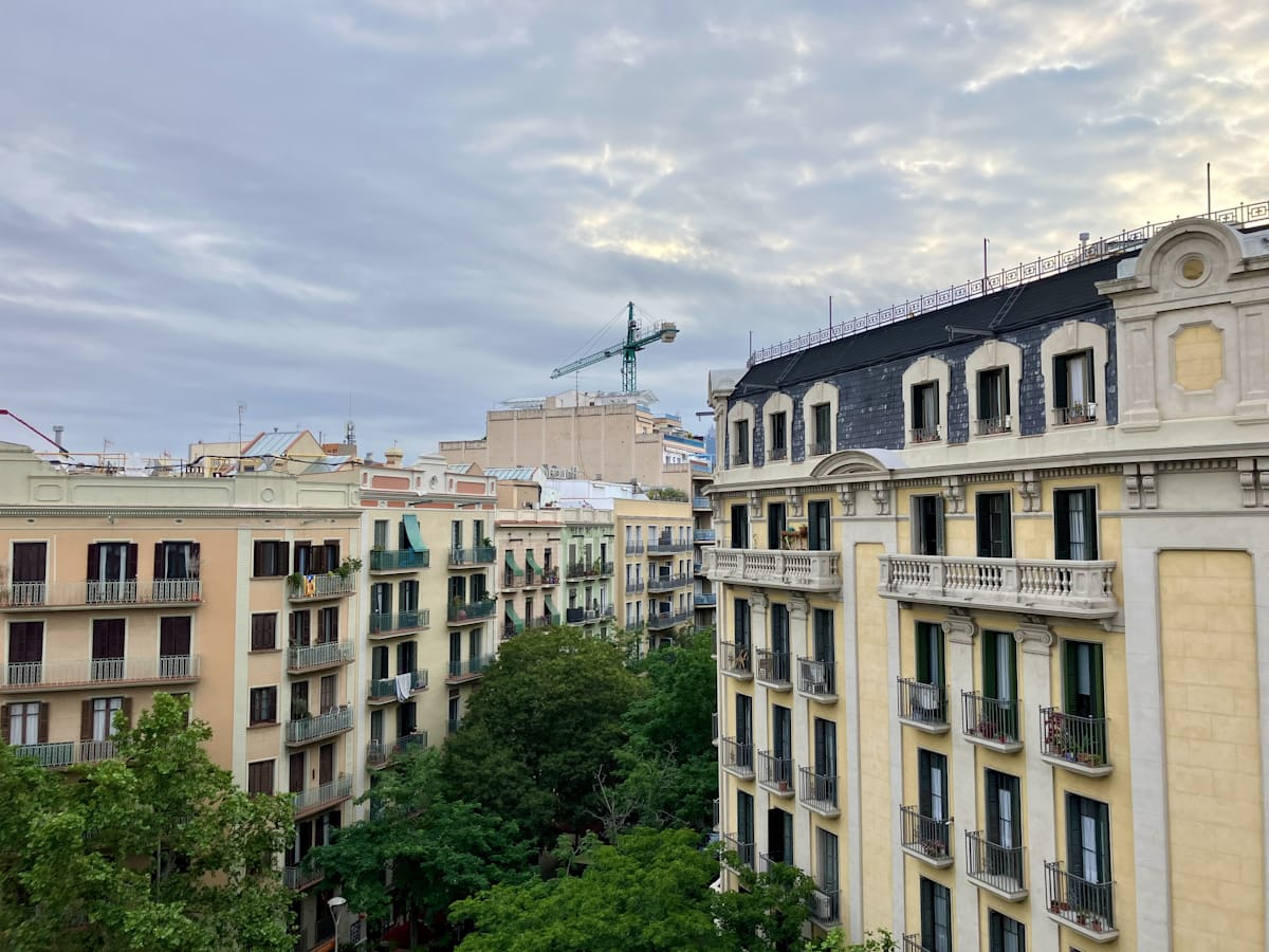 Architecture du quartier Eixample à Barcelone